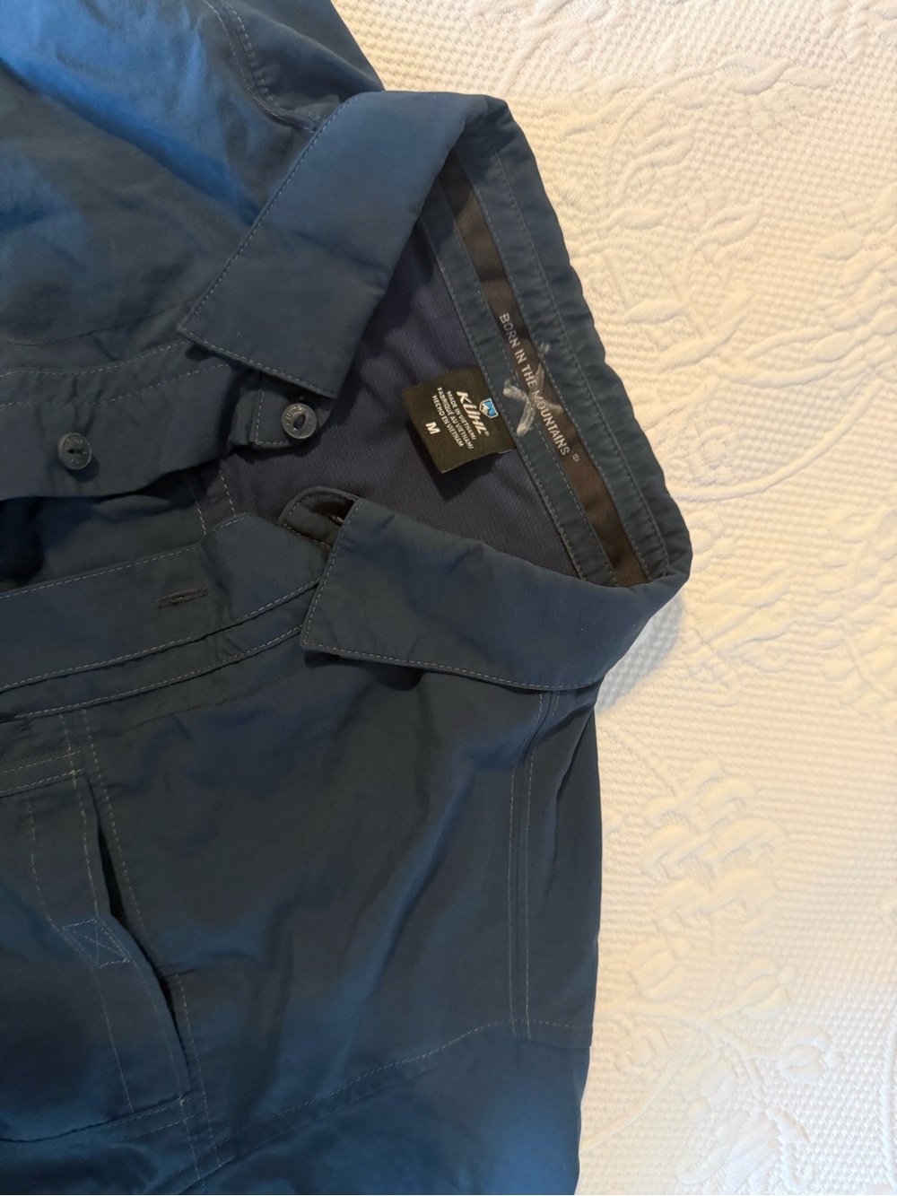 Kuhl Men's Navy Button-Up Outdoor Shirt